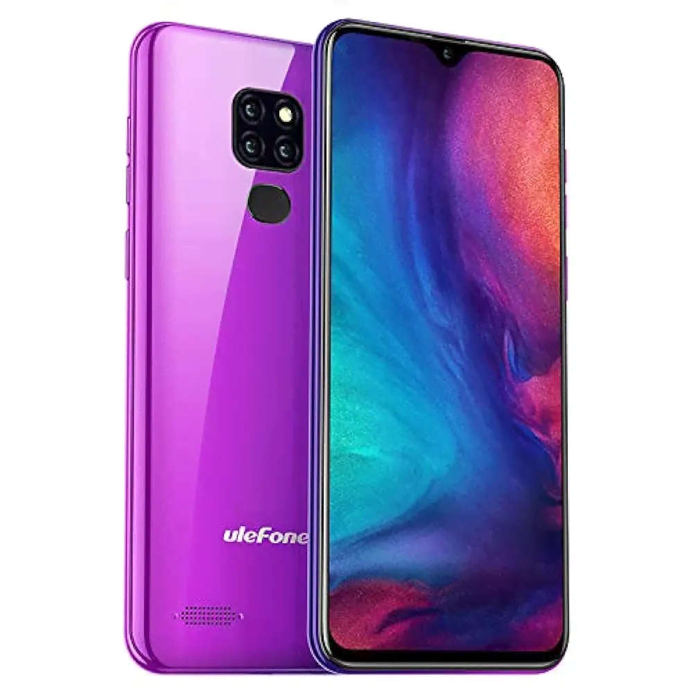 Мобильные телефоны и смартфоны 4G Smartphone Android 9 Pie, 32GB Speicher + 3GB RAM, Ulefone Note 7P (2019) Handys Günstig, DREI KameraTriple Slot Dual SIM Global LTE, 6,1 Zoll Tautropfen Fingerprint 