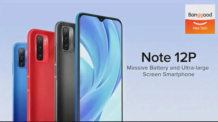 Ulefone Note 12P martphone / 7700mAh / 13MP Triple Camera / Android 11 - Banggood New Tech