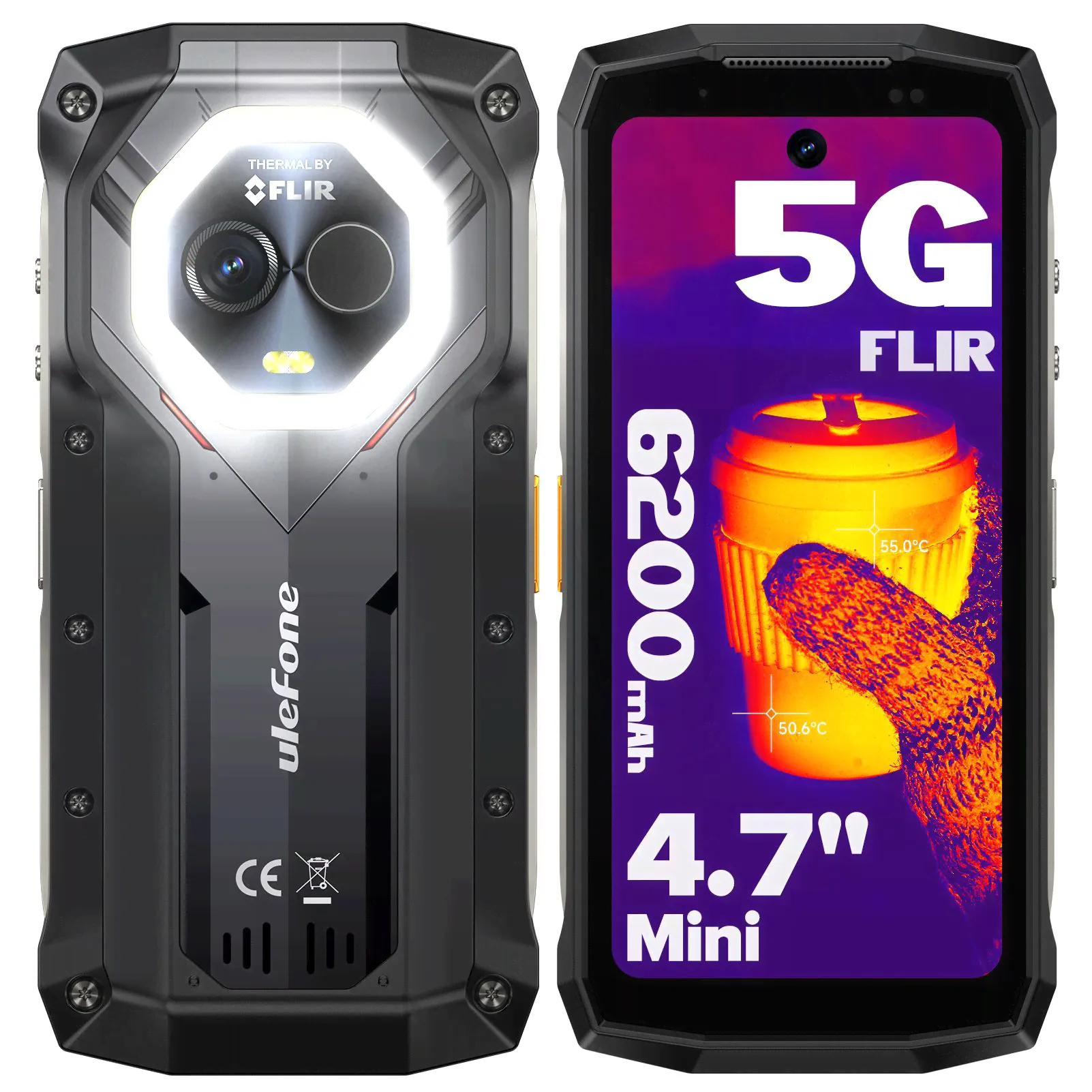 ULEFONE Смартфон Armor Mini 20T Pro защищенный телефон Global 8/256 ГБ