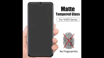 Anti-fingerprint Matte Tempered Glass Screen Protector For Mobile Phone