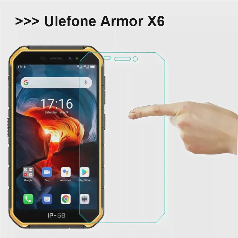 Закаленное стекло Для Ulefone Armor X6 Screen Protector 9H Взрывозащищенный Чехол для мобильного телефона Ulefone Armor X6 Защитная пленка-0