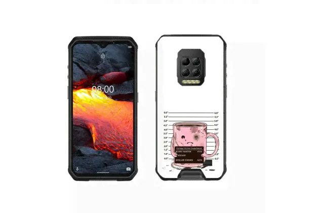 Чехол задняя-панель-накладка-бампер MyPads кружка для Ulefone Armor 9/Ulefone Armor 9E противоударный