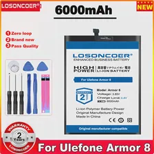 LOSONCOER 5600-6000 мАч Аккумулятор для мобильного телефона Ulefone Armor 8 Аккумулятор Для Ulefone Armor X8 Для Ulefone Armor 9 Аккумуляторы 9E