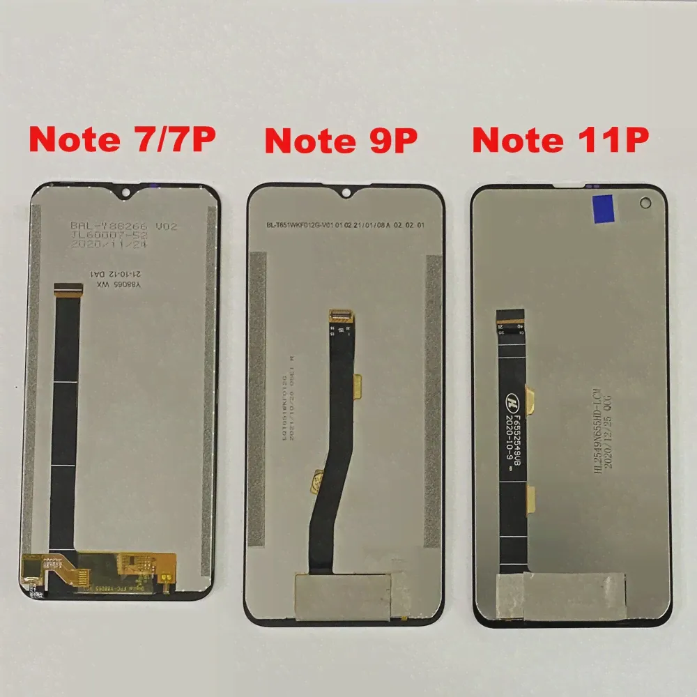 Для Ulefone Note 7P ЖК-дисплей сенсорный экран дигитайзер для Ulefone S11 ЖК-дисплей Ulefone Note 11P Note 8P LCD Ulefone NOTE 9P (art.: 3a374999c6d)-1