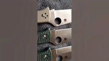 Spyderco Endura ZDP-189 архивное видео с телефона.