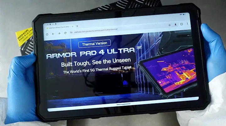 Best Rugged tablet 2024 with thermal camera and camping light - Ulefone armor pad 4 ultra Thermal