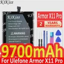 Мощный аккумулятор KiKiss X11 Pro 9700 мАч для Ulefone Armor X11 Pro мобильный телефон (art.: 3920c24b0386e)