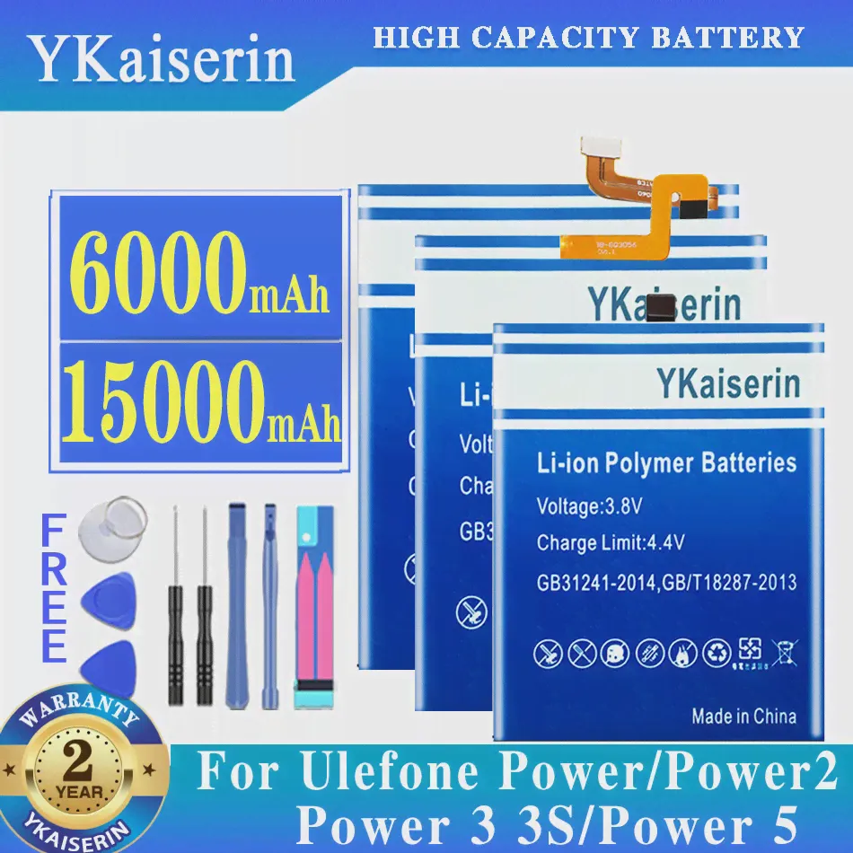 🛍 Аккумуляторная батарея для Ulefone Power 3 3S 5 Power II 2 Power 5-2