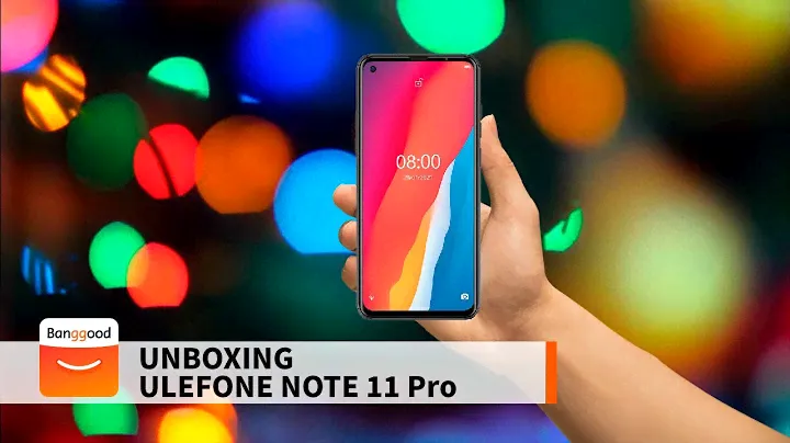 Ulefone Note 11P Smartphone unboxing buy at Banggood