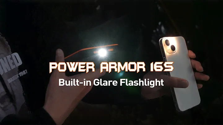 Ulefone Power Armor 16S  vs iPhone 15 - Built-in Glare Flashlight Test!