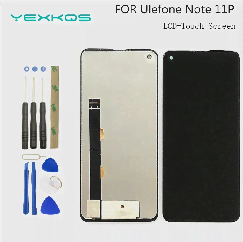Новый оригинальный ЖК-дисплей Ulefone Note 11P с диагональю 6,55 дюйма и цифровым преобразователем сенсорного экрана для замены Ulefone Note 11P + инструменты