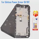 Новый Оригинальный Ulefone Power Armor 18 Armor 18T ЖК-дисплей + Сенсорный экран С Рамкой Аксессуары Для Телефона Ulefone Power Armor 18T