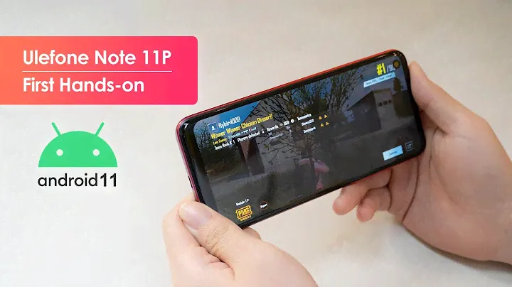 Ulefone Note 11P First Hands-on Video