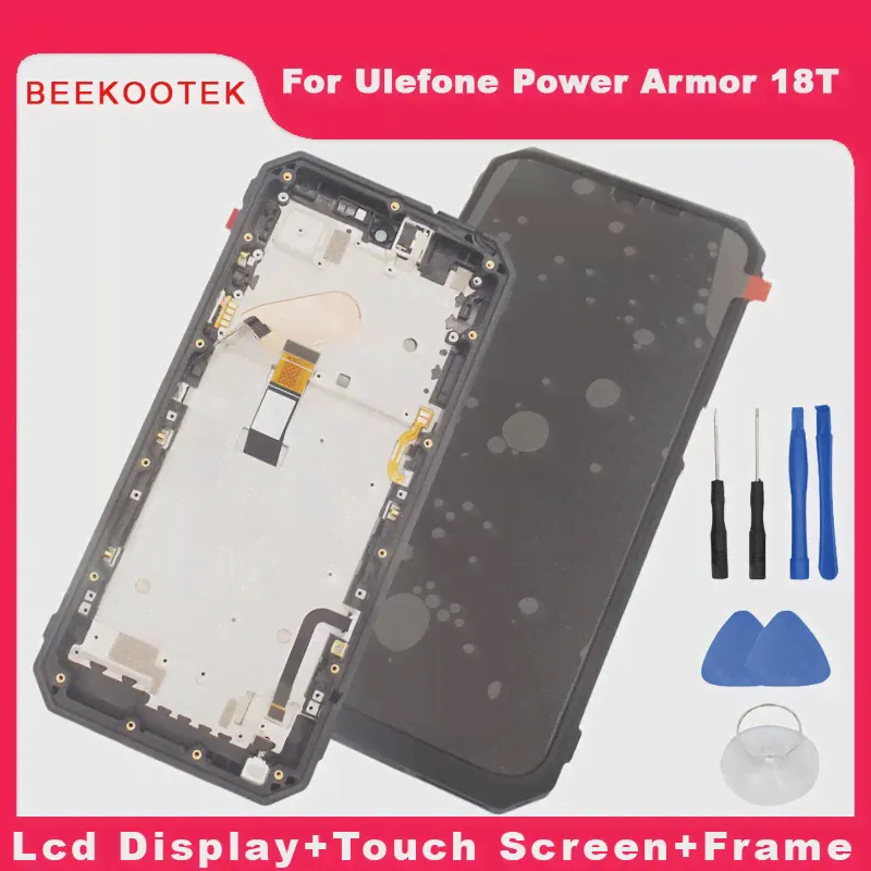 Новый Оригинальный Ulefone Power Armor 18 Armor 18T ЖК-дисплей + Сенсорный экран С Рамкой Для Смартфона Ulefone Power Armor 18T