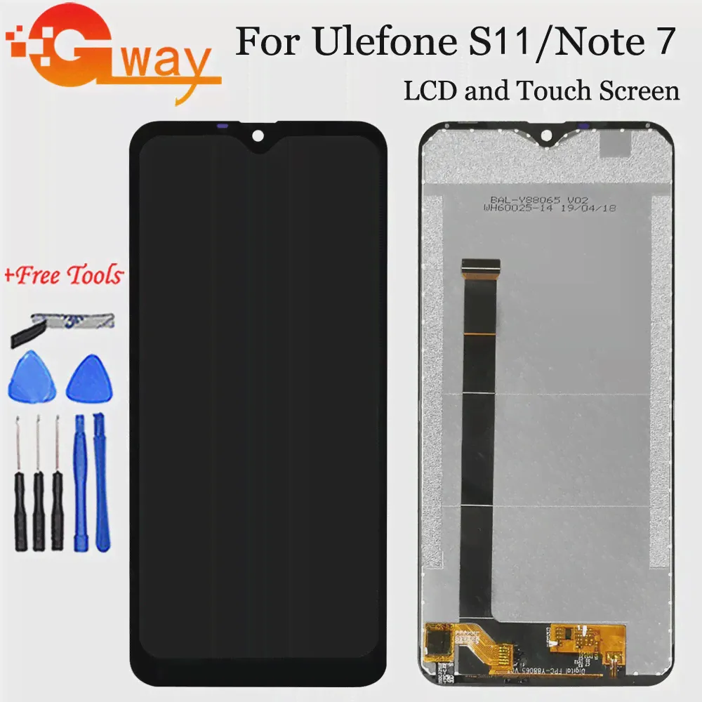Для Ulefone Note 7P ЖК-дисплей сенсорный экран дигитайзер для Ulefone S11 ЖК-дисплей Ulefone Note 11P Note 8P LCD Ulefone NOTE 9P (art.: 3a374999c6d)-0