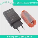 Новинка, оригинальное зарядное устройство Ulefone Armor 20WT Armor 21 Armor 22, Официальный USB-кабель для быстрой зарядки Ulefone Armor 22